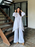All White Summer Pakistani Kurta Set